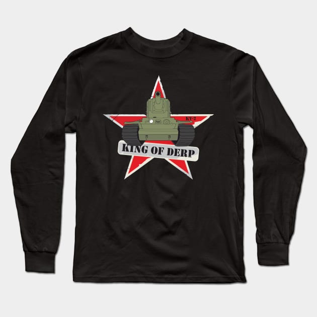 King of Derp KV-2 Long Sleeve T-Shirt by FAawRay